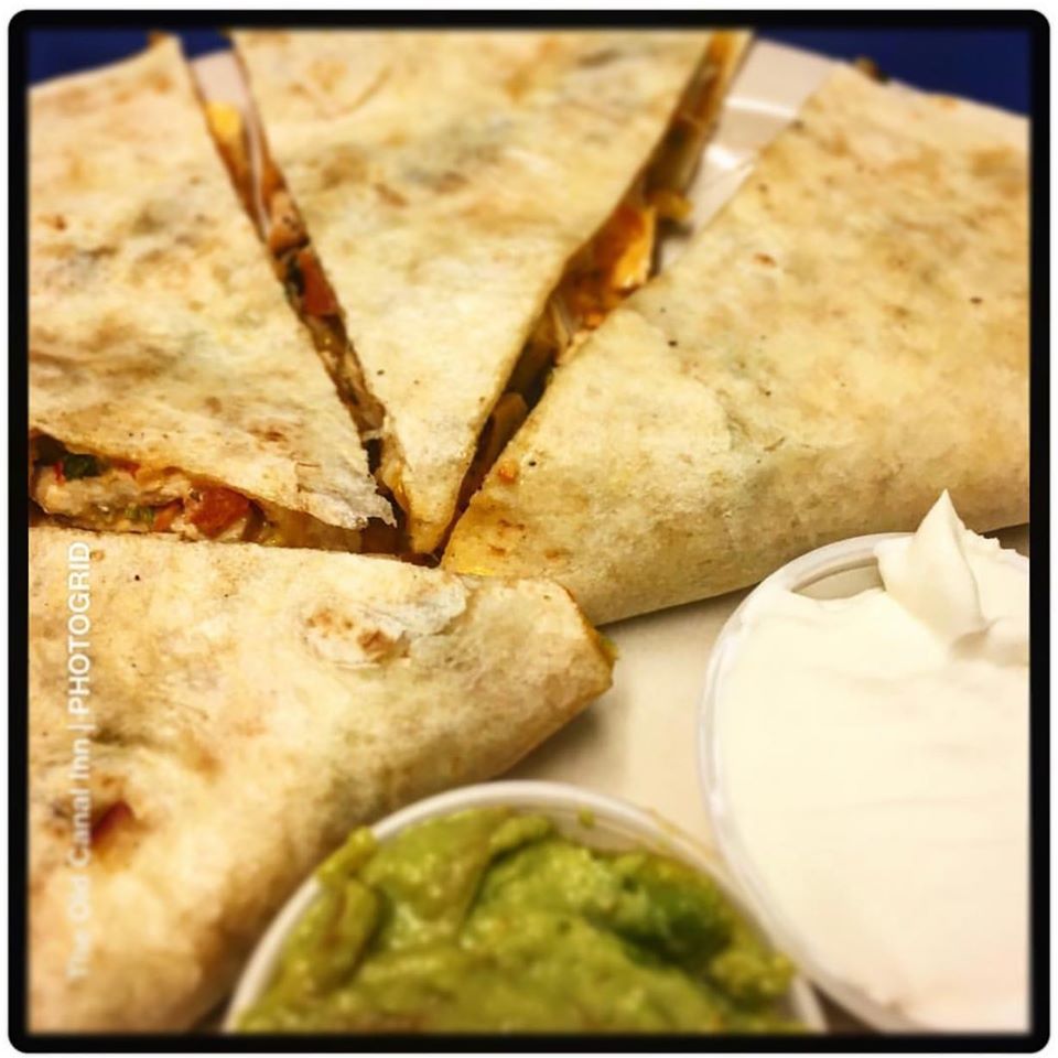 Order Chicken Quesadilla food online from Old Canal Inn store, Nutley on bringmethat.com