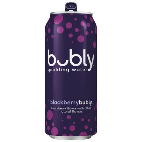 Order bubly Sparkling Water Blackberry 16oz Can food online from 7-Eleven store, Delhi on bringmethat.com