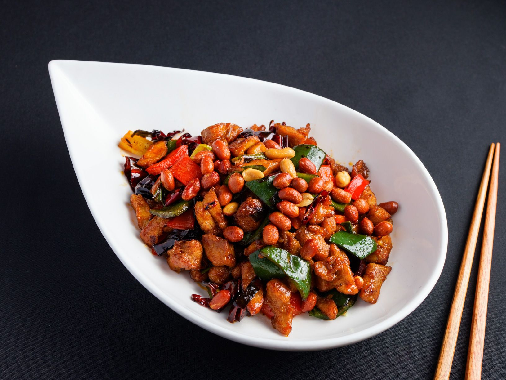 Order House Famous Kung Pao "Firecracker" Chicken food online from The Lunchbox store, San Francisco on bringmethat.com