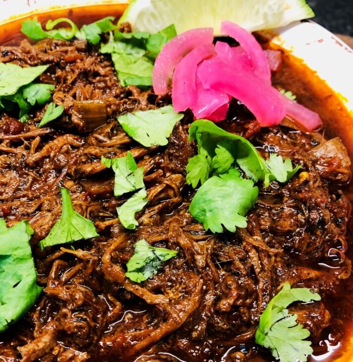 Order HOME COOKED BIRRIA food online from La Huerta Grill store, St. Charles on bringmethat.com