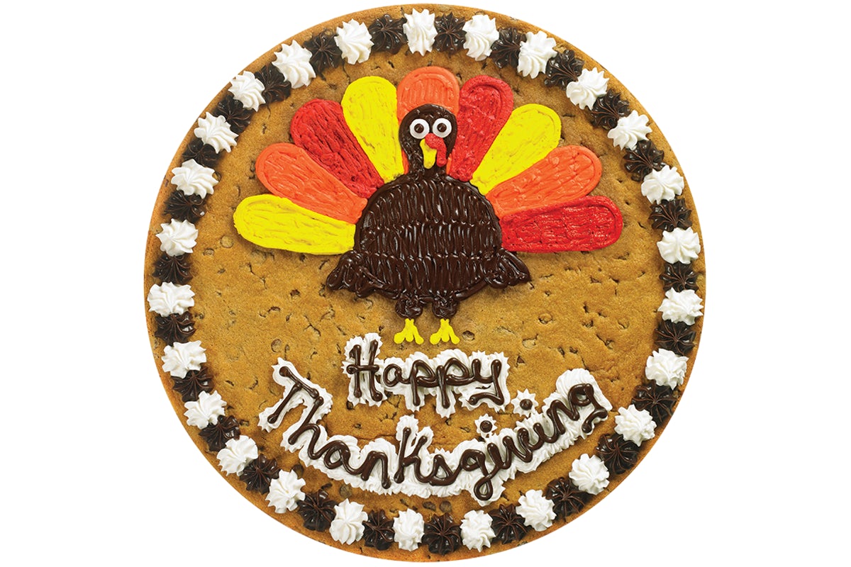 Order Turkey Happy Thanksgiving - HF2654 food online from Great American Cookies - Bel Air Mall store, Mobile on bringmethat.com