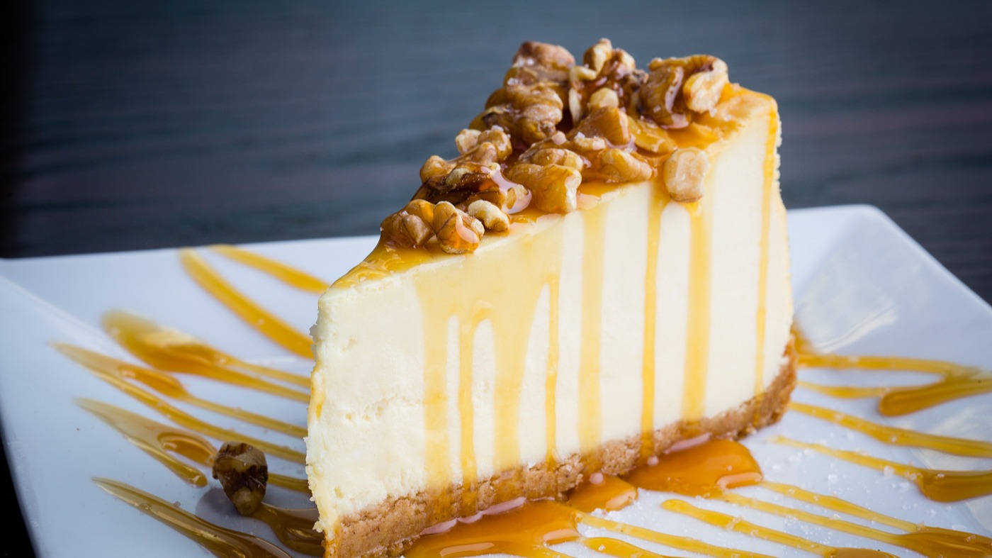 Order Salted Caramel Cheesecake food online from Sedona Taphouse store, Fredericksburg on bringmethat.com