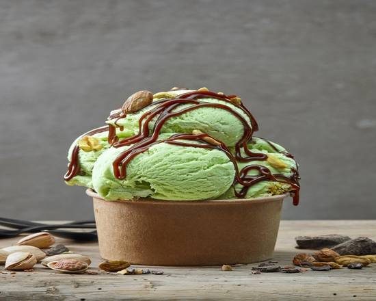 Order Pistachio & Chocolate Gelato food online from The Salad Prince store, Cranford on bringmethat.com
