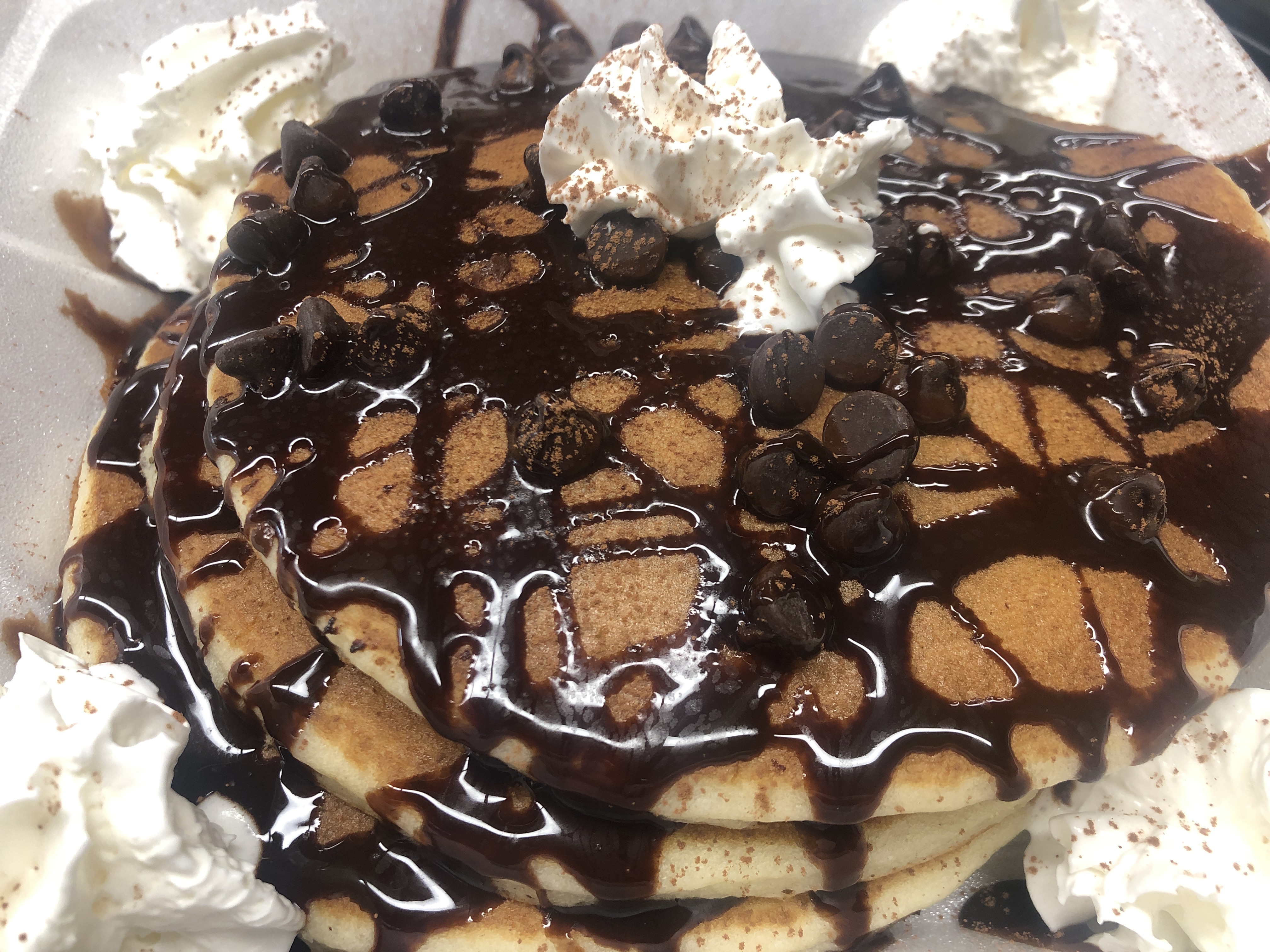 Order Chocolate Chip Pancakes food online from Nyack Diner store, Nyack on bringmethat.com
