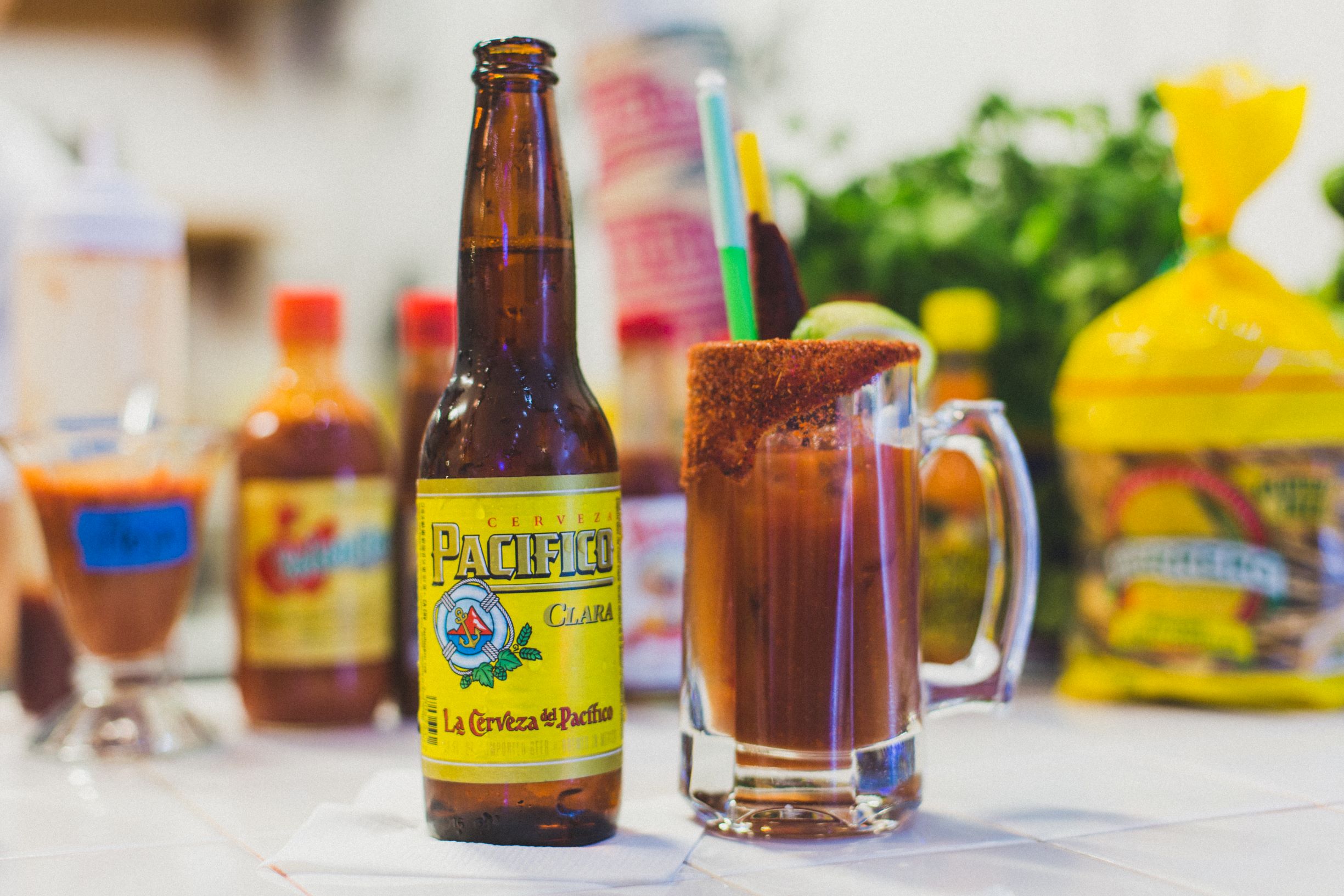 Order Clamato with Beer food online from Los Mariscos store, New York on bringmethat.com