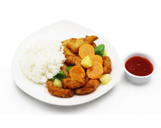 Order Kid's Sweet & Sour Chicken  food online from Chin-Chin Cafe store, Ashburn on bringmethat.com
