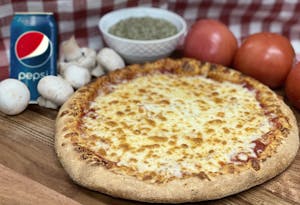 Order 
  Large
  Cheese Pizza and 2L Pepsi Product food online from Manny & Olga Pizza store, Washignton on bringmethat.com