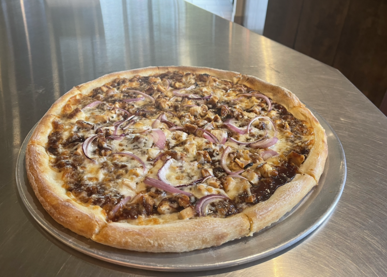 Order BBQ Chicken Pizza food online from Johnny's Pizza store, Cary on bringmethat.com