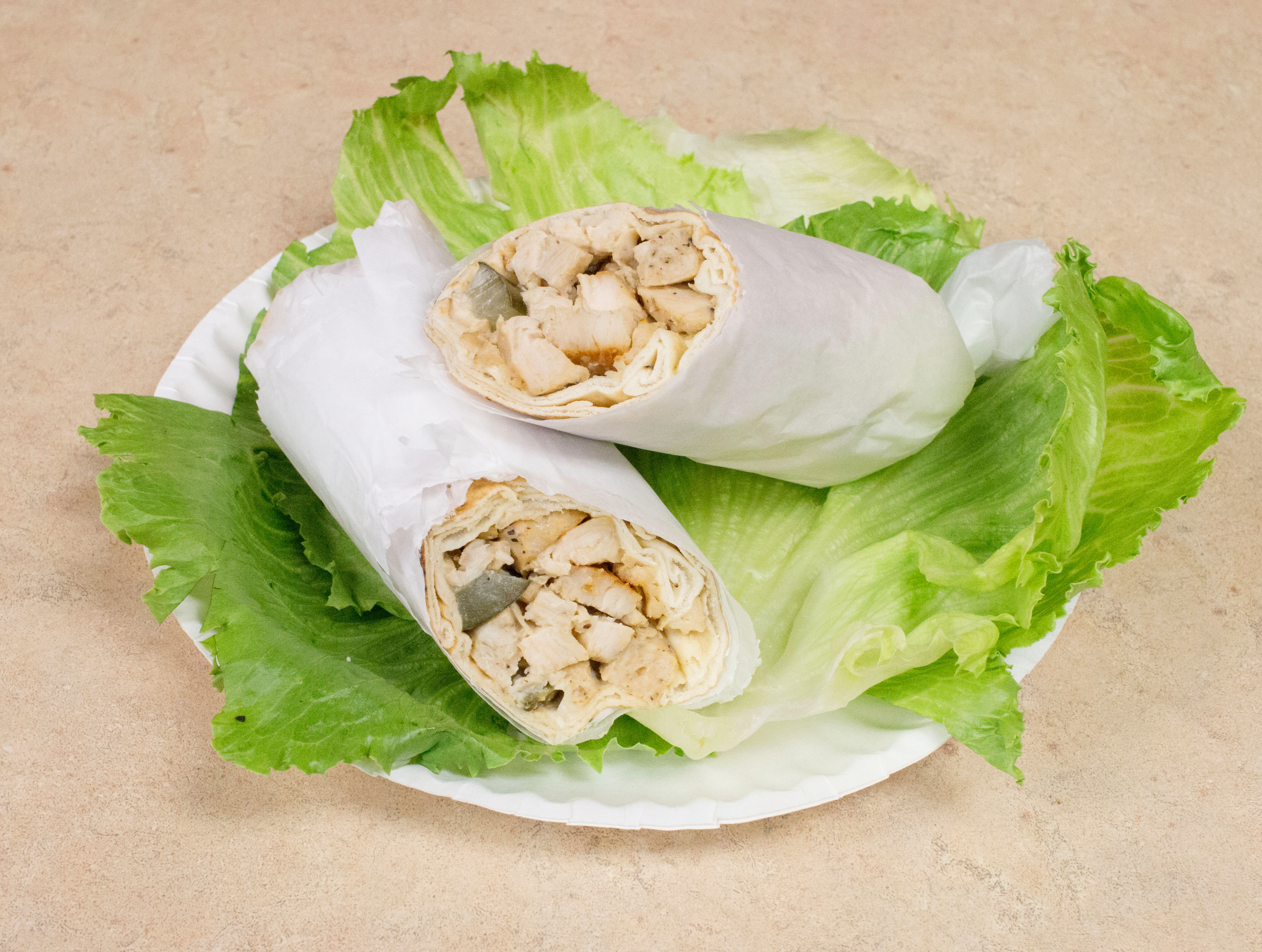 Order Chicken Shawarma Sandwich food online from Grapes And Hops Market store, Waterford on bringmethat.com