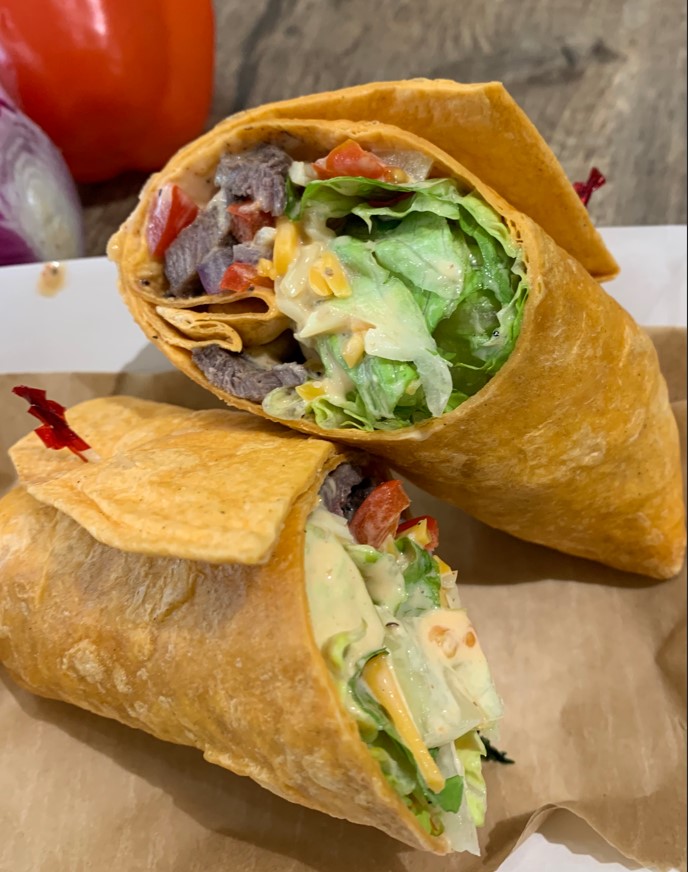 Order Southwest Sirloin Wrap food online from Greens: The Salad Spot store, Boardman on bringmethat.com