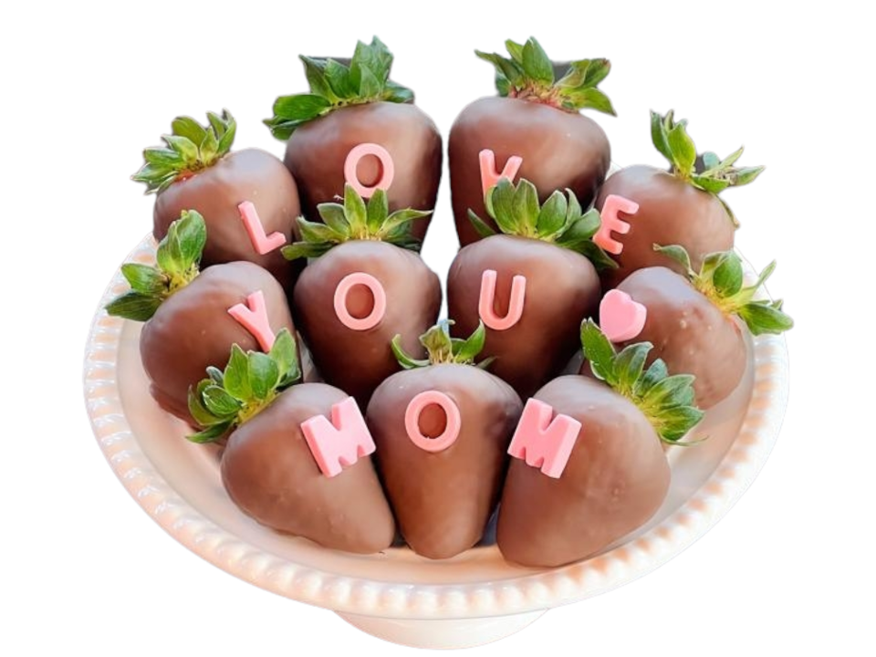 Order Happy Mother's Day Strawberry Gift Box food online from Chocolate Bash store, Newport Beach on bringmethat.com