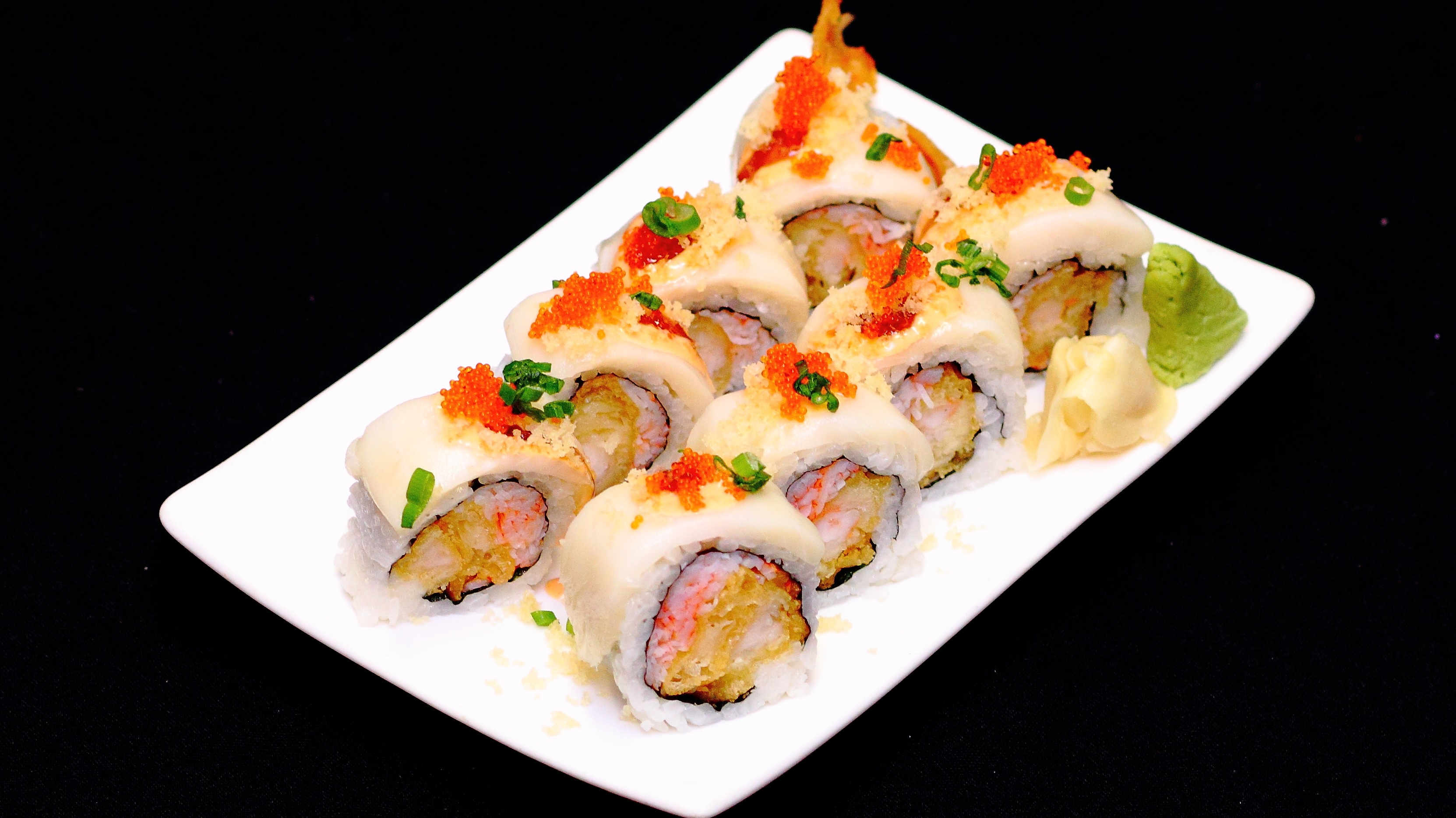 Order White Mountain Roll food online from Ginger Exchange store, Watertown on bringmethat.com
