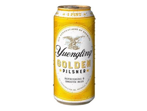 Order Yuengling Golden Pilsner - 6x 16oz Cans food online from Eagle Liquor & Wine store, Chattanooga on bringmethat.com