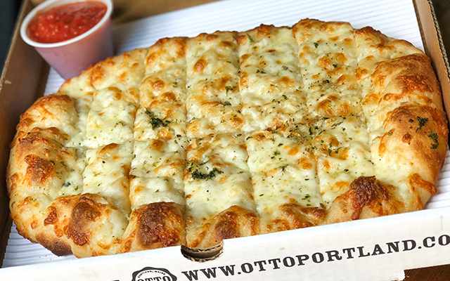 Order 2-Cheese Garlic Sticks food online from Otto Pizza store, Brookline on bringmethat.com