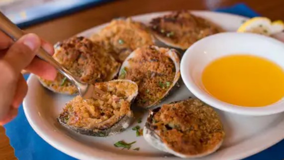 Order Clams Casino food online from The Clam Bar store, Syracuse on bringmethat.com