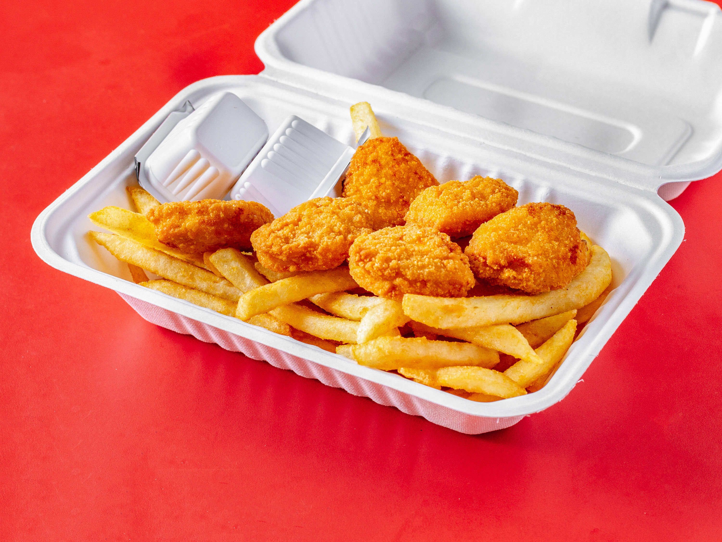 Order 10 Piece Chicken Nuggets Platter food online from Mr Pizza and Subs store, Pasadena on bringmethat.com
