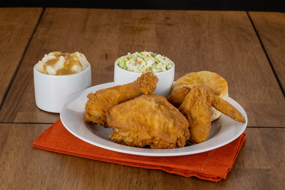 Order 3 Piece Leg, Thigh & Wing Meal food online from Lee Famous Recipe Chicken store, Dayton on bringmethat.com