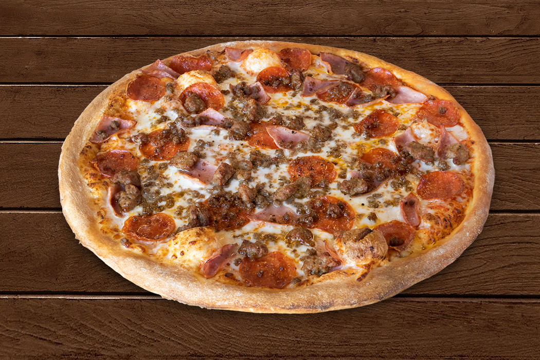 Order Meat Lovers Pizza food online from Coachella Pizza Co store, Coachella on bringmethat.com