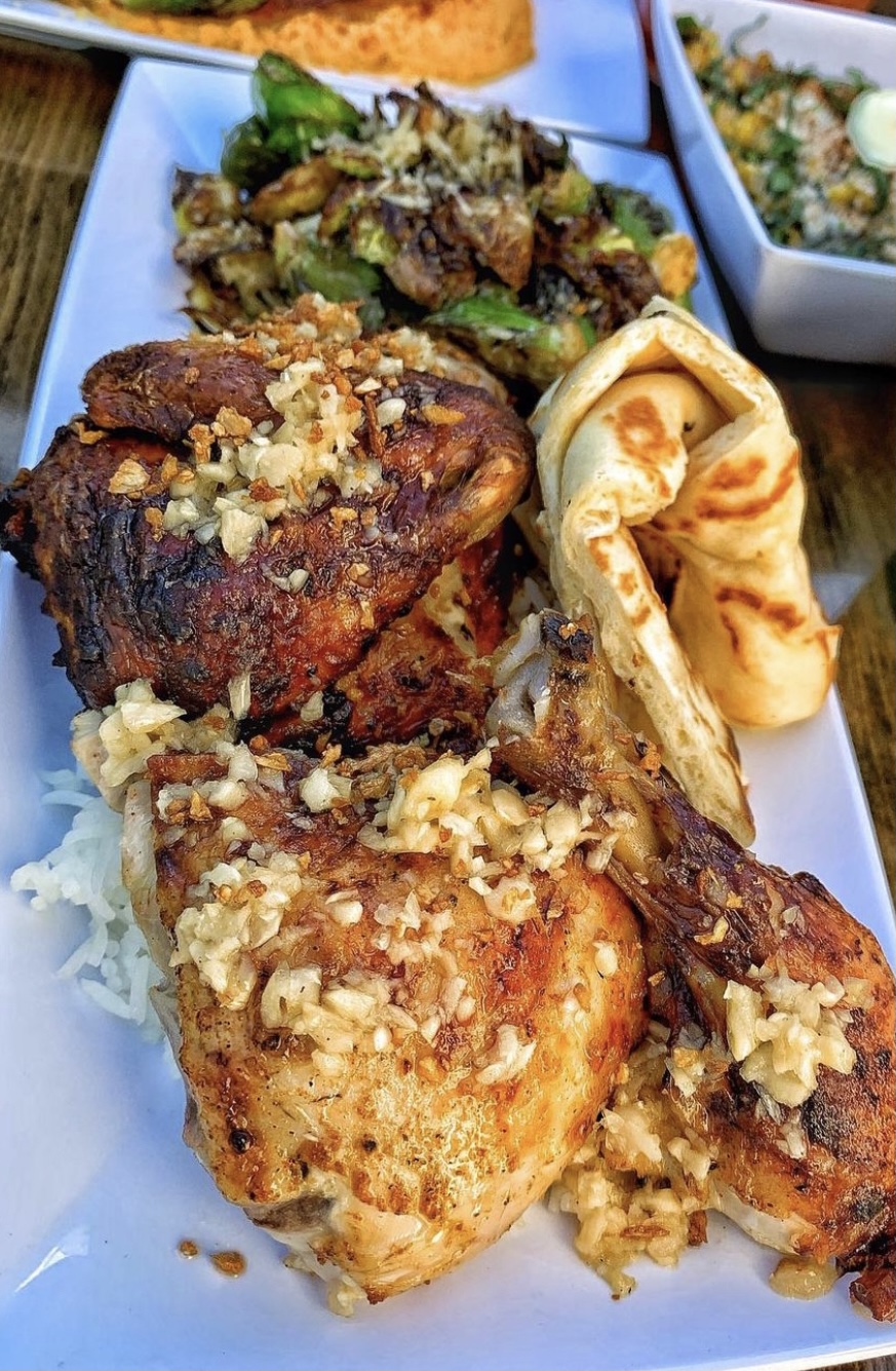 Order The Garlic Chicken Plate food online from The Chicken Koop store, Alhambra on bringmethat.com