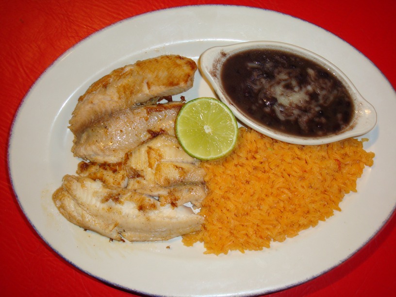 Order Grilled Tilapia food online from Poblano Mexican Restaurant store, Columbus on bringmethat.com
