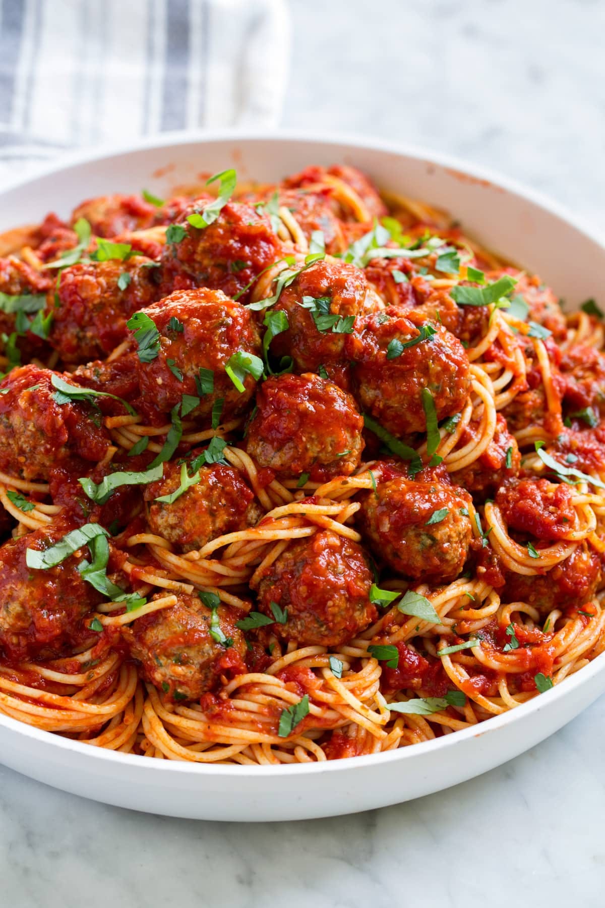 Order Spaghetti with Meatballs - Pasta food online from Papa Subs & Pizza store, Holly Springs on bringmethat.com