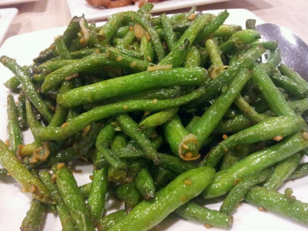 Order 84. Dry Sauteed String Beans food online from Red Ginger China Bistro store, Corona on bringmethat.com