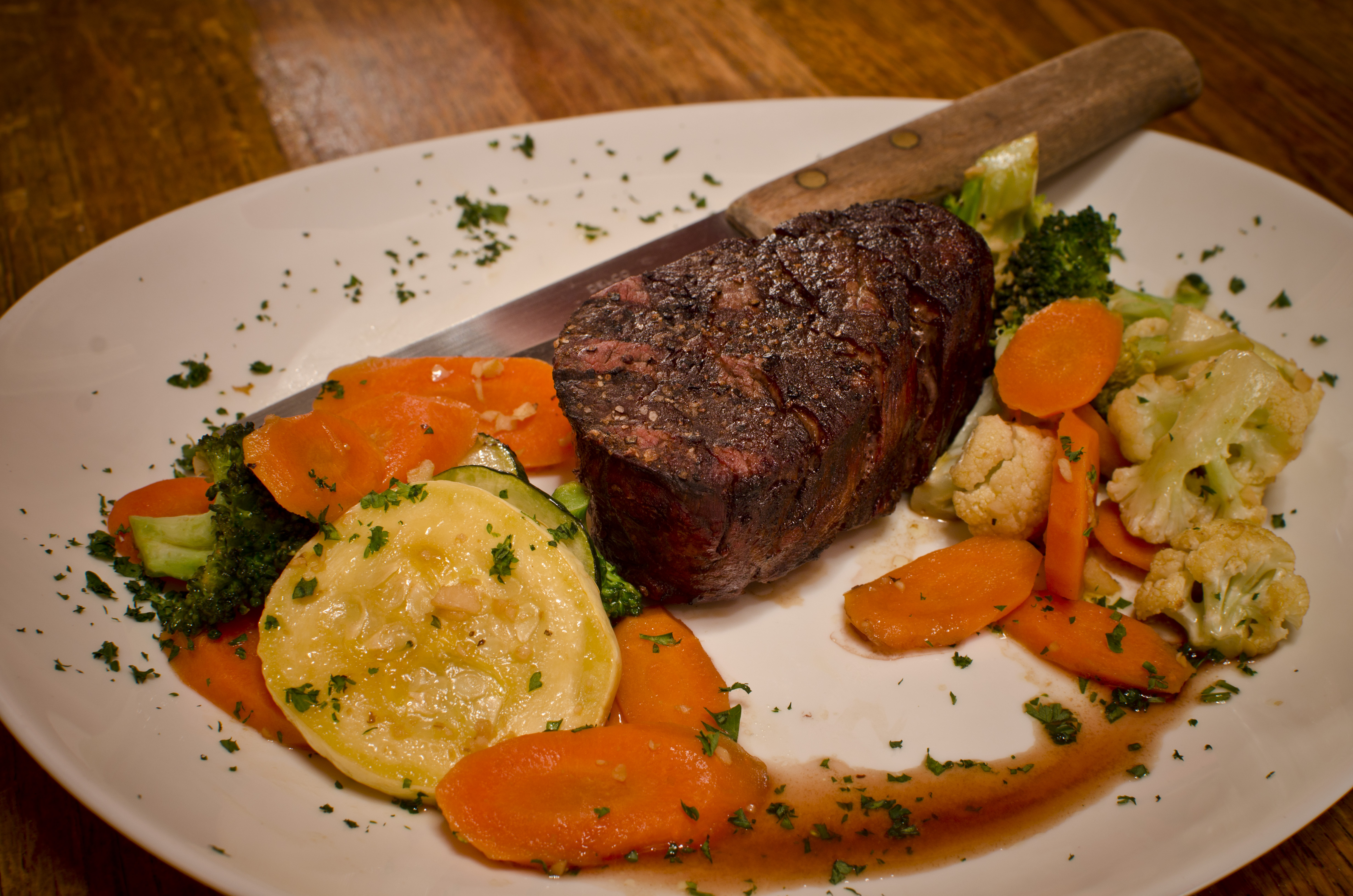 Order Grilled Filet food online from Othello Italian Restaurant store, Norman on bringmethat.com