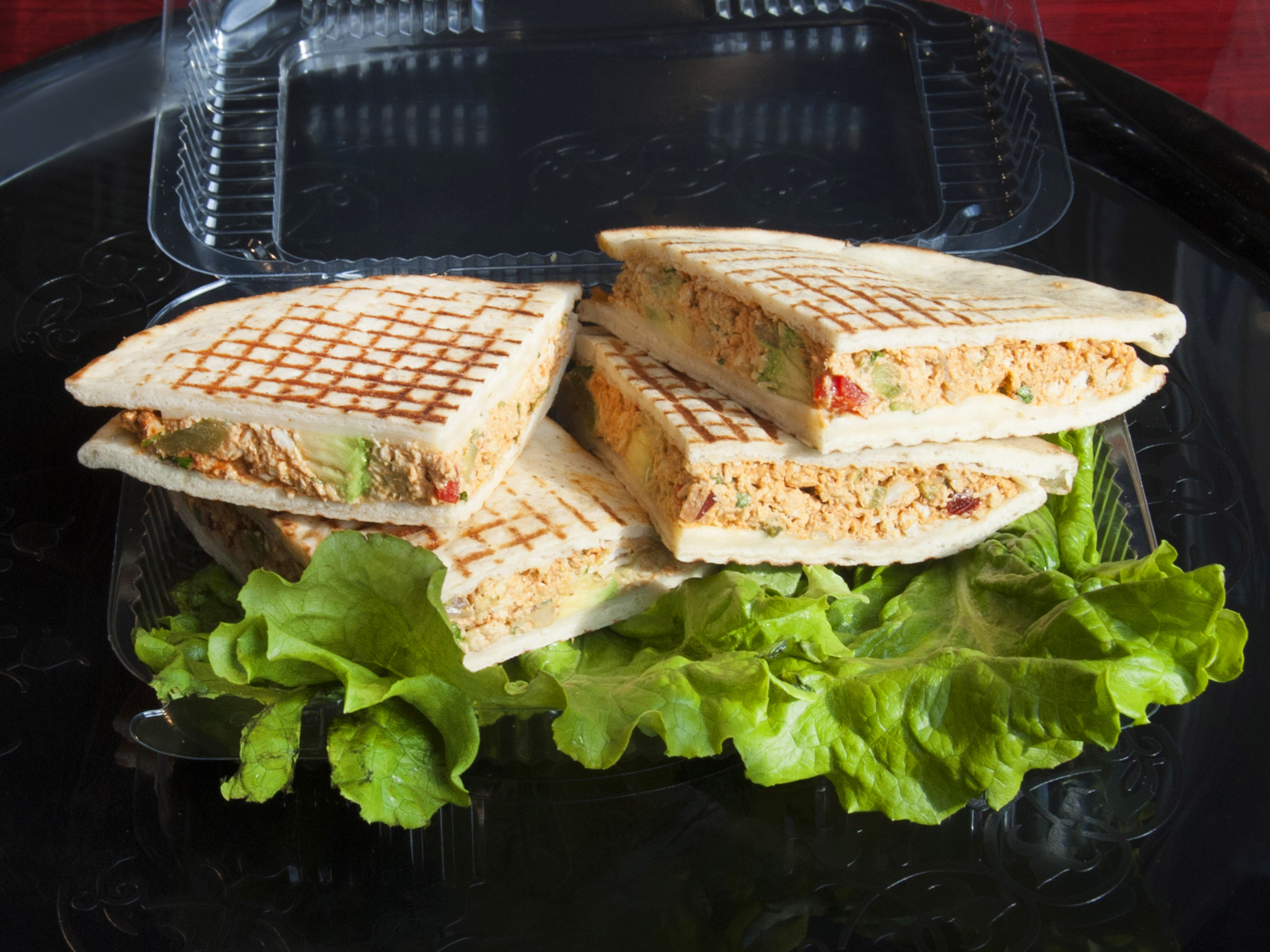 Order 14. Chipotle Chicken Panini food online from West Village Finest Deli store, New York on bringmethat.com