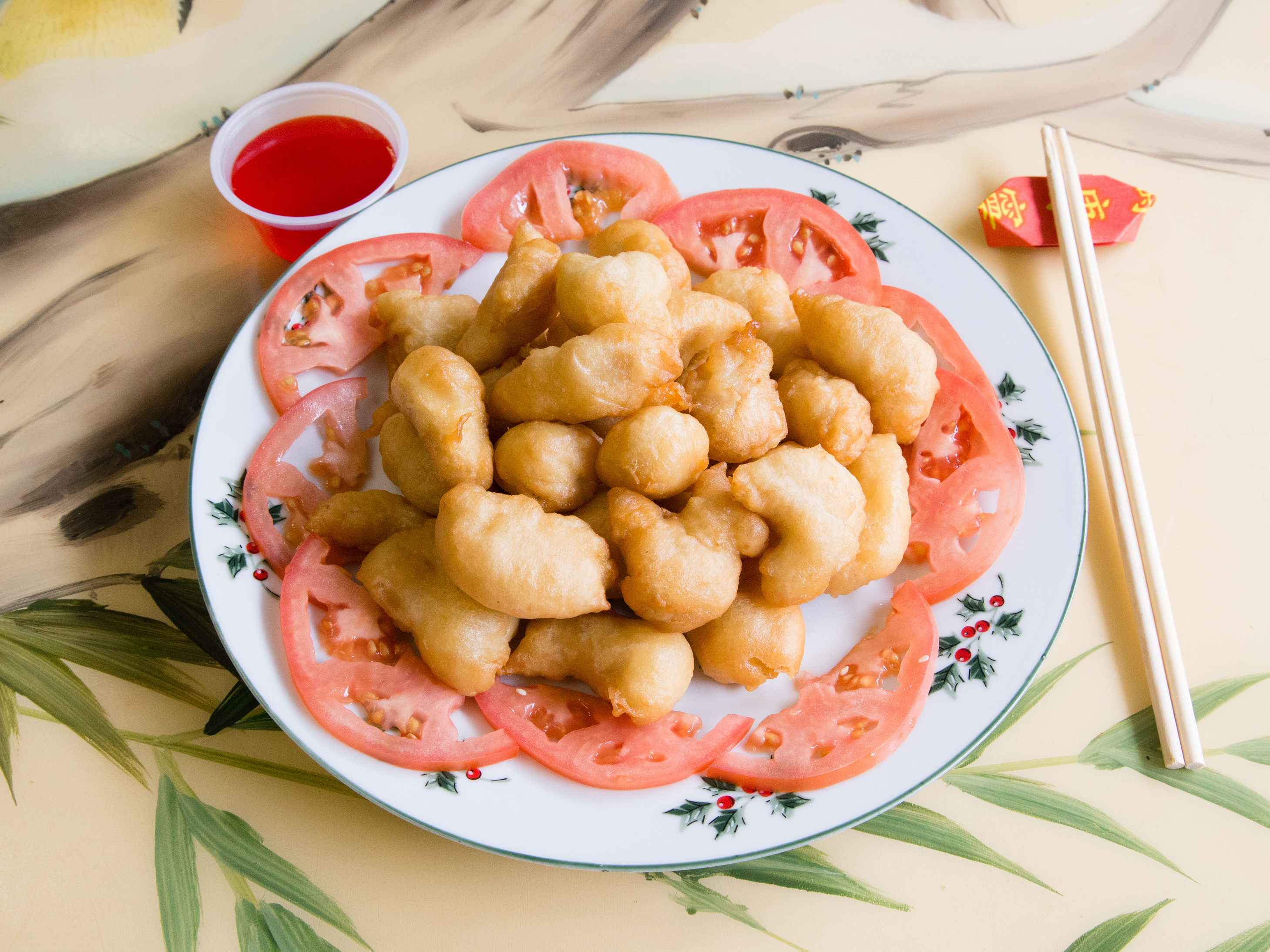 Order 88. Sweet and Sour Chicken food online from Happy Garden store, Williston Park on bringmethat.com