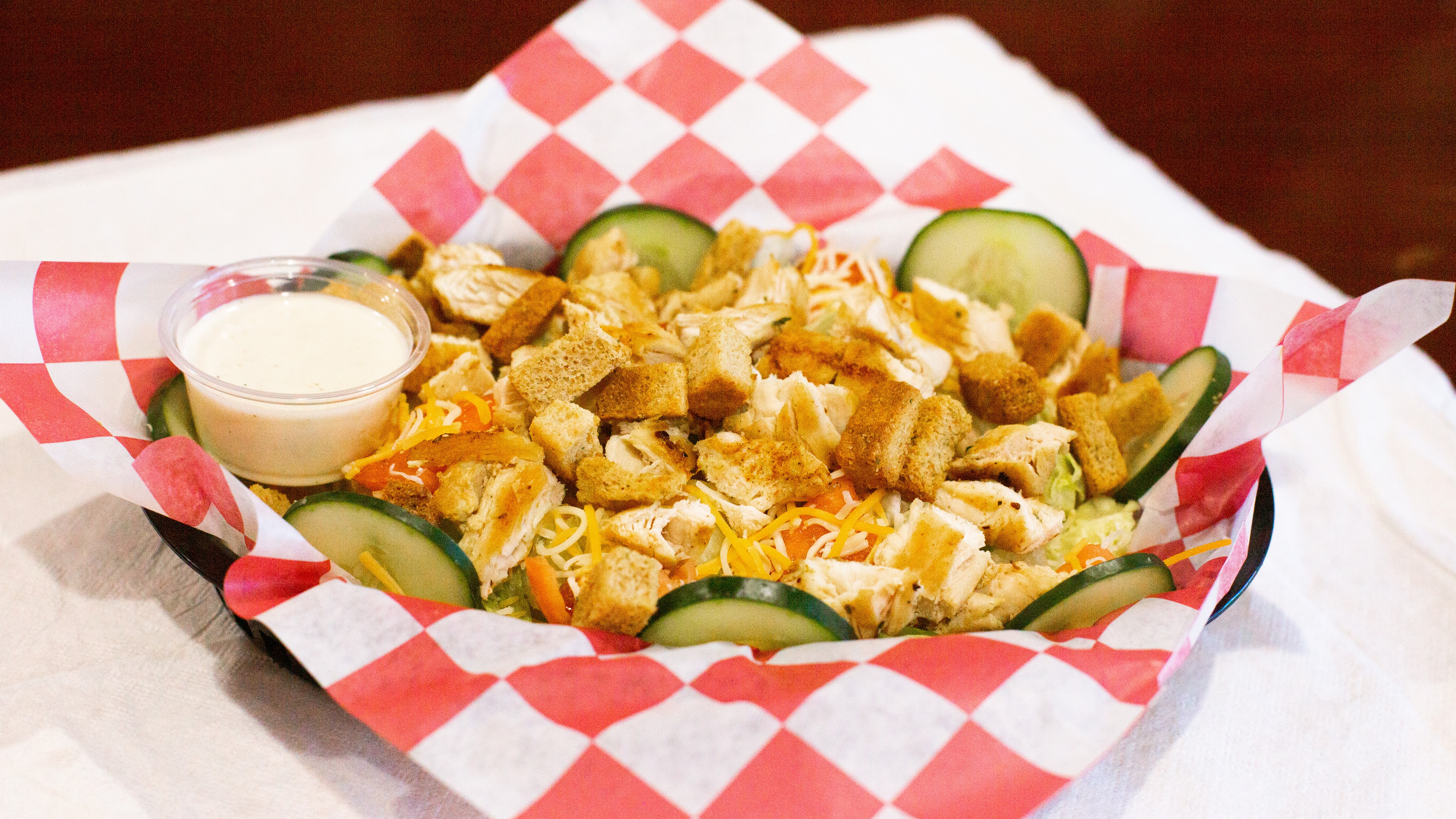 Order Chicken Tender Salad food online from Brewha Pub & Grub store, Mobile on bringmethat.com