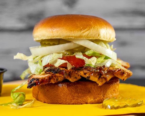 Order Marinated Chicken Sandwich food online from Big Deal Burger store, Hickory on bringmethat.com