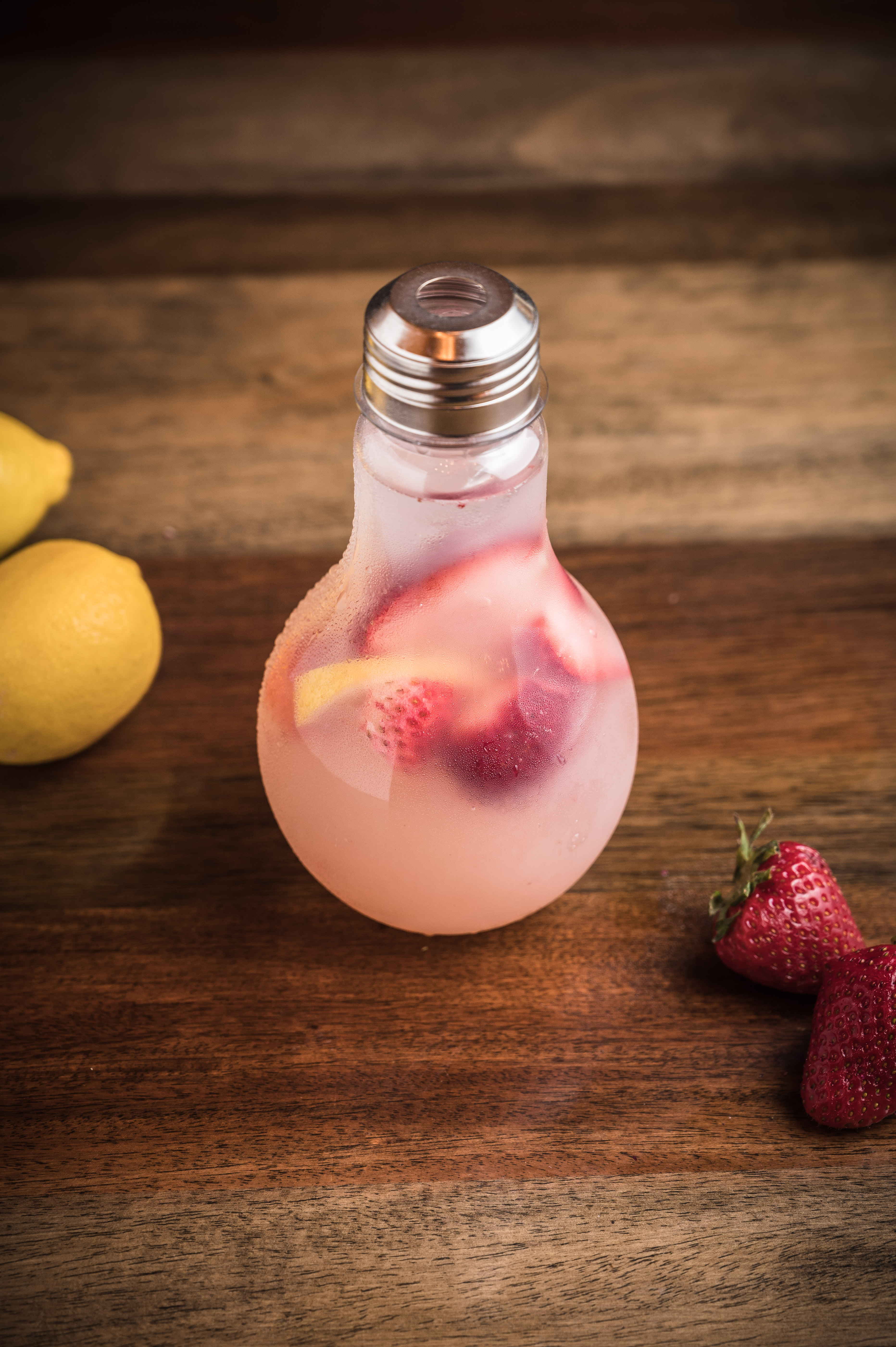 Order Light Bulb Strawberry Lemonade food online from Heights Meat Market & Grill store, Dearborn Heights on bringmethat.com