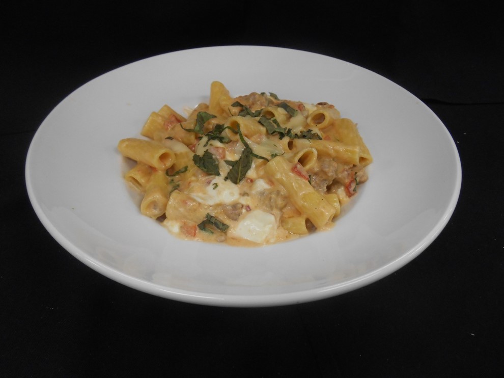 Order Rigatoni Mozzarella food online from Emmett Brewing Company store, West Dundee on bringmethat.com