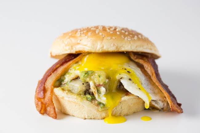 Order No. 5 - Sunny-Side Burger food online from Farm Burger store, Decatur on bringmethat.com