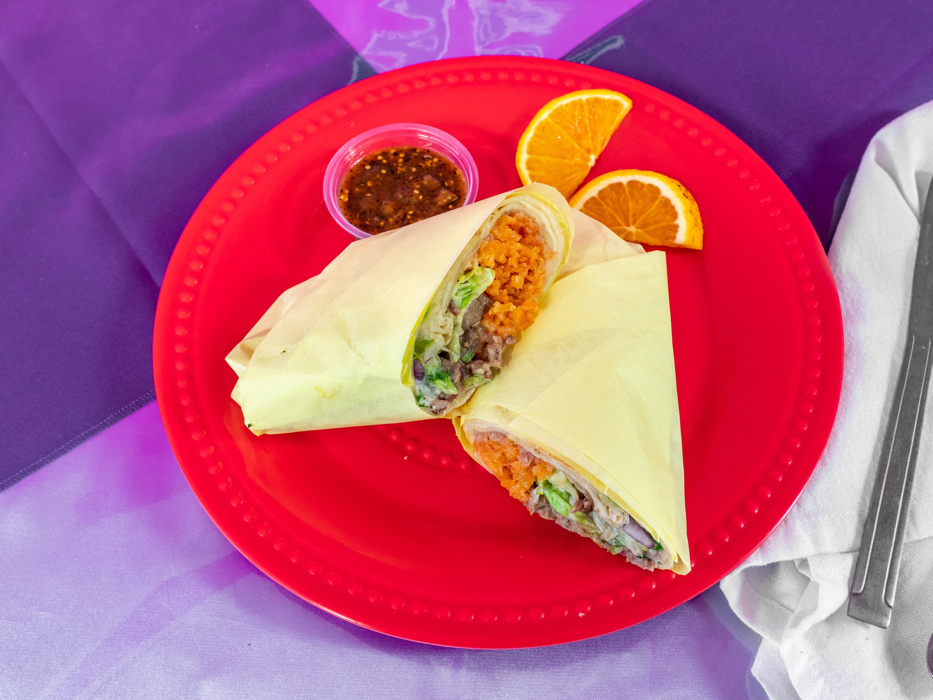 Order Burrito food online from Restaurant Charapan store, Fresno on bringmethat.com