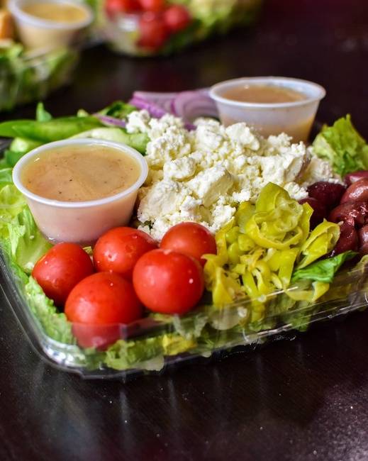 Order Greek Salad food online from Hoboken Pie store, Austin on bringmethat.com
