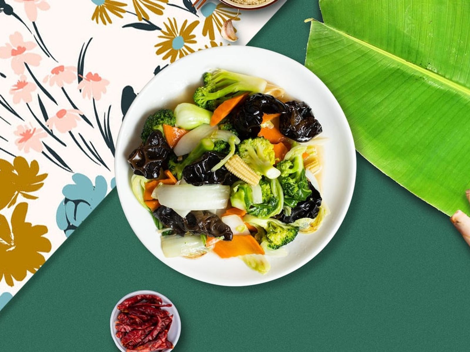 Order Stir-Fried Mix Veggies food online from Spicy 9Thai store, Aurora on bringmethat.com