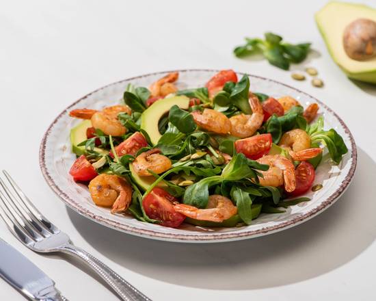 Order Spinach Shrimp Sautee food online from Mediterranea Rice Bowls store, Southfield on bringmethat.com