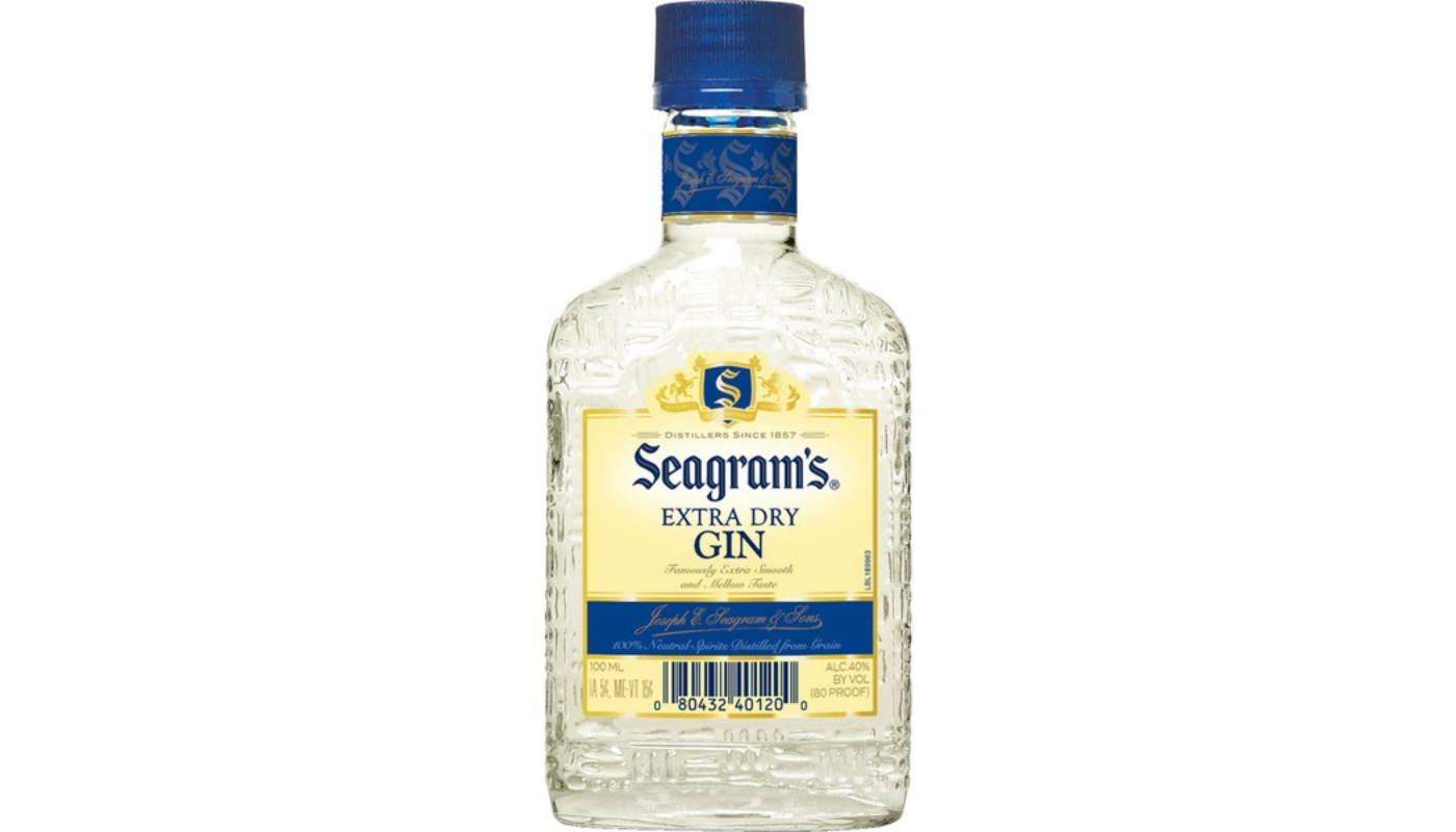 Order Seagram's Extra Dry Gin 100mL food online from Village Liquor store, Lancaster on bringmethat.com