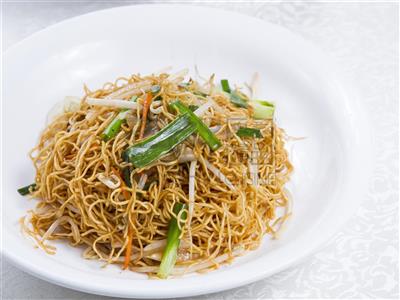 Order Stir-Fried Chow Mein Noodles w/ Soy Sauce food online from MingHin Cuisine - Lakeshore East store, Chicago on bringmethat.com