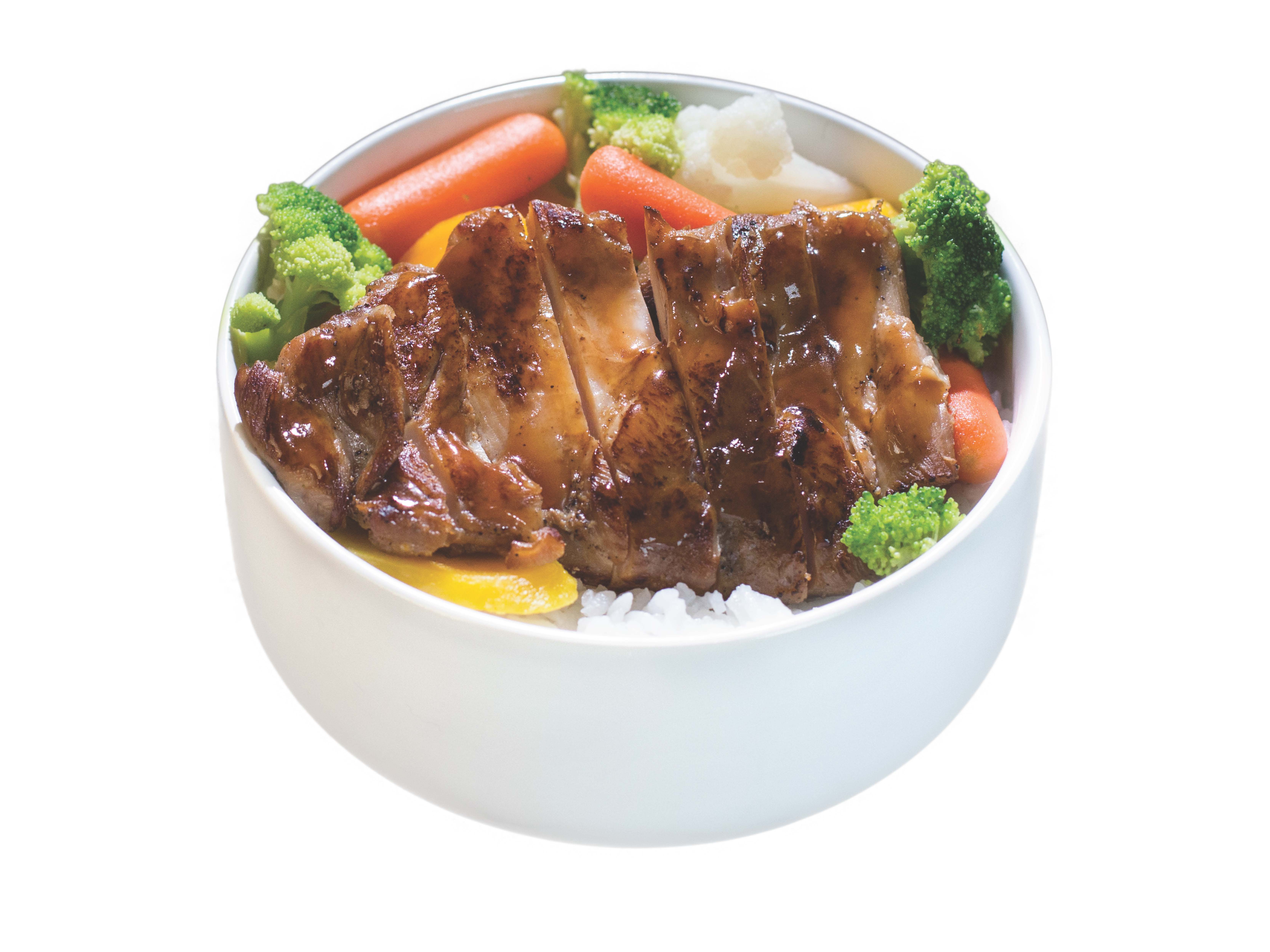 Order 35. BBQ Chicken Bowl food online from L&L Hawaiian Bbq store, Las Vegas on bringmethat.com