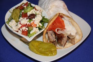 Order *  Souvlaki food online from Zorbas Fine Greek Cuisine store, Albuquerque on bringmethat.com