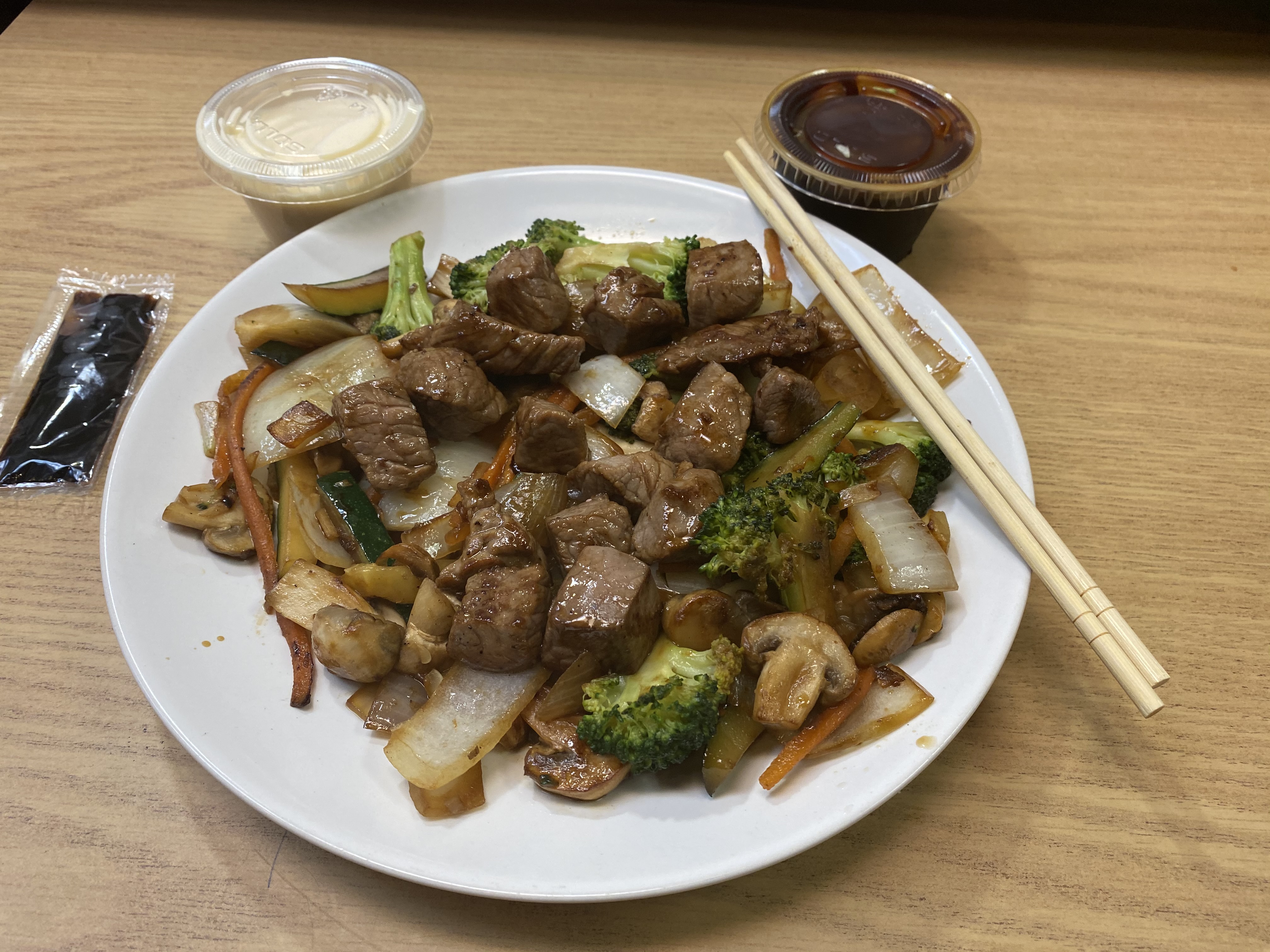 Order 32. Hibachi Low Carb Steak food online from Tokyo Grill Express store, Greer on bringmethat.com