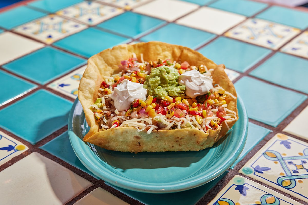 Order Taco Salad food online from Margarita's Mexican Restaurant store, Exeter on bringmethat.com