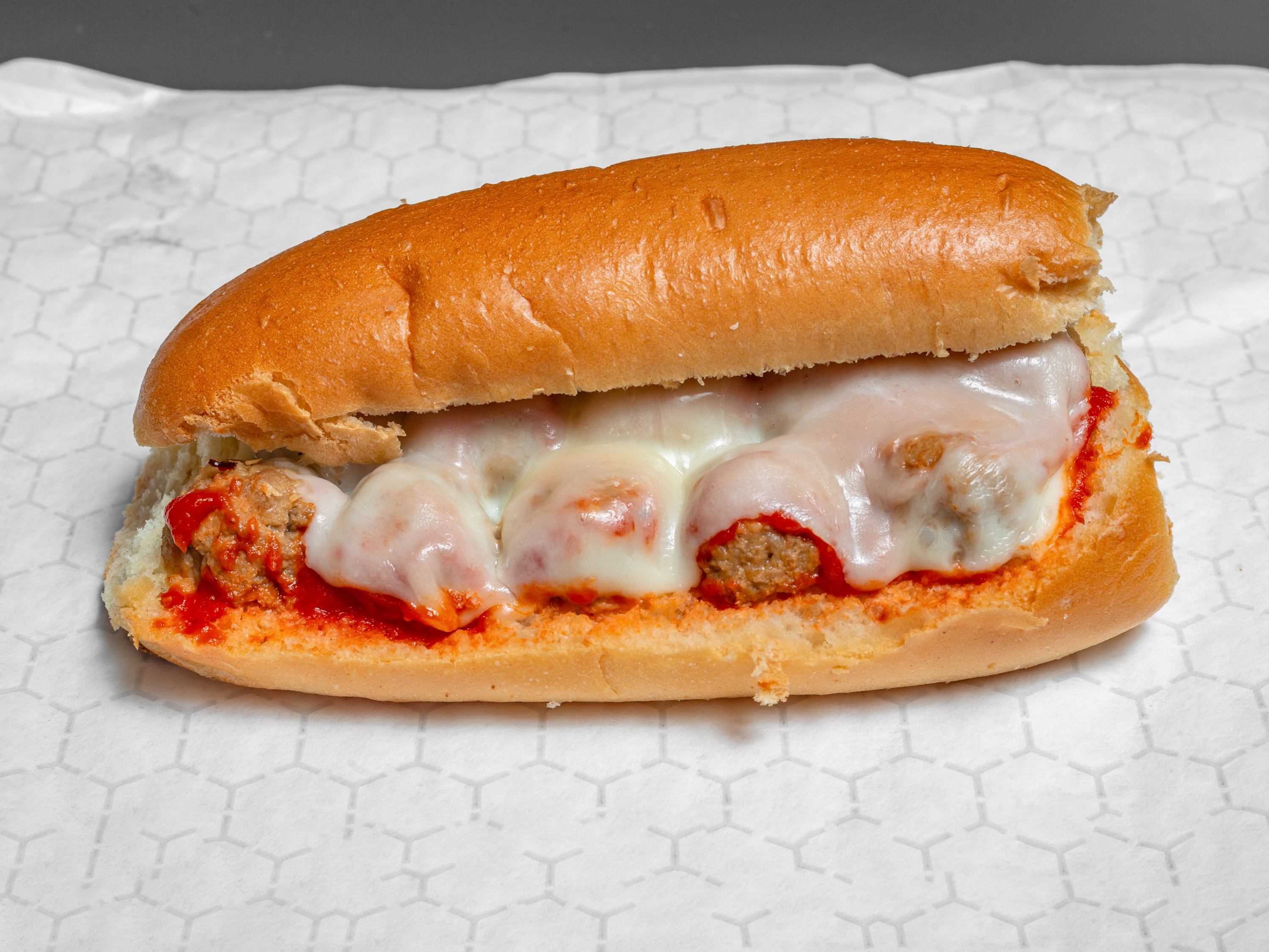 Order Meatball Sub with Everything Sub  food online from Blue Circle Market- Poor Trav Deli store, Elizabethton on bringmethat.com
