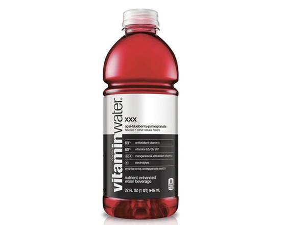 Order Vitamin Water XXX Acai-Blueberry-Pomegranate 32oz Bottle food online from Rocket store, Palm Springs on bringmethat.com