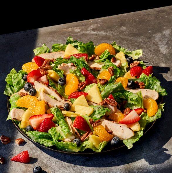 Order Strawberry Poppyseed Salad With Chicken food online from Panera Bread store, Fair Lawn on bringmethat.com