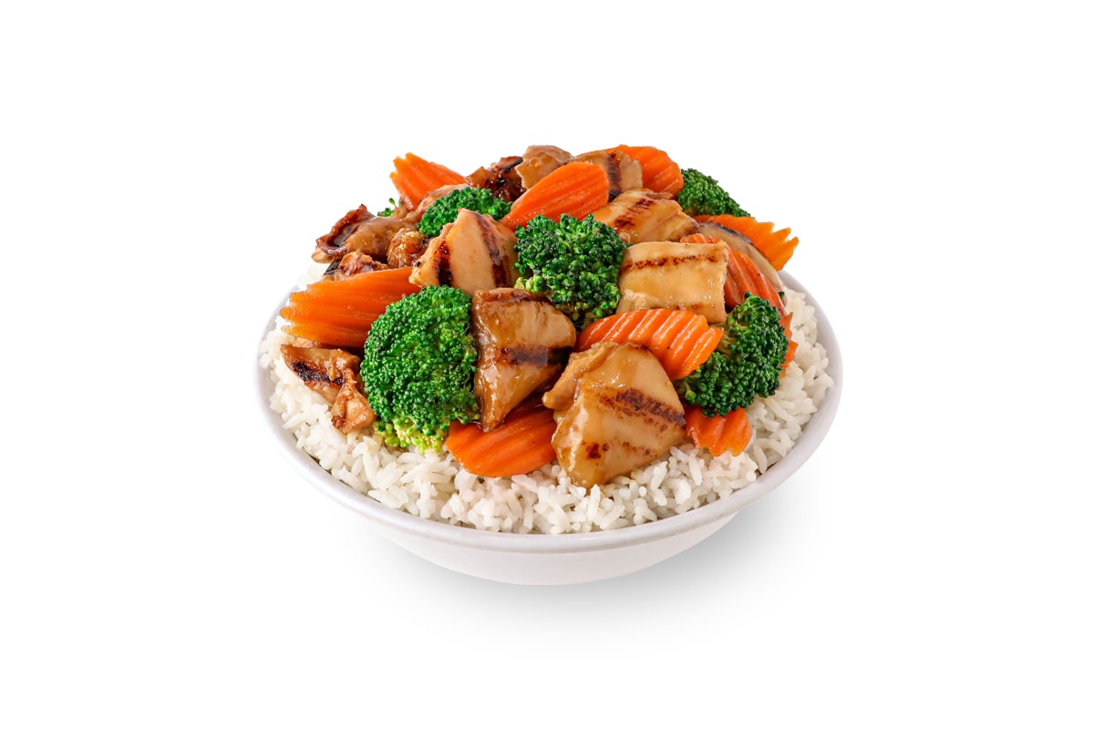 Order GRILLED TERIYAKI CHICKEN & VEGETABLES  food online from Pick Up Stix store, Escondido on bringmethat.com