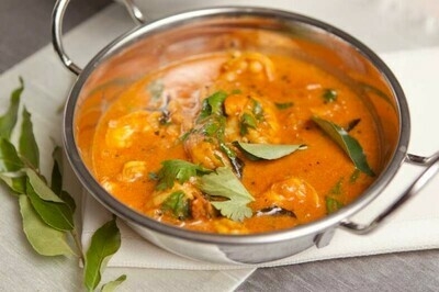 Order Coconut Shrimp Curry food online from Peacock Indian Cuisine store, Plano on bringmethat.com