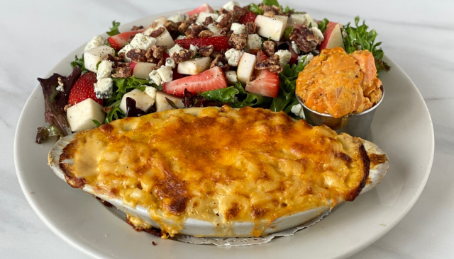 Order Mac and Cheese and Salad food online from Rolling Pin Cafe store, Westwood on bringmethat.com